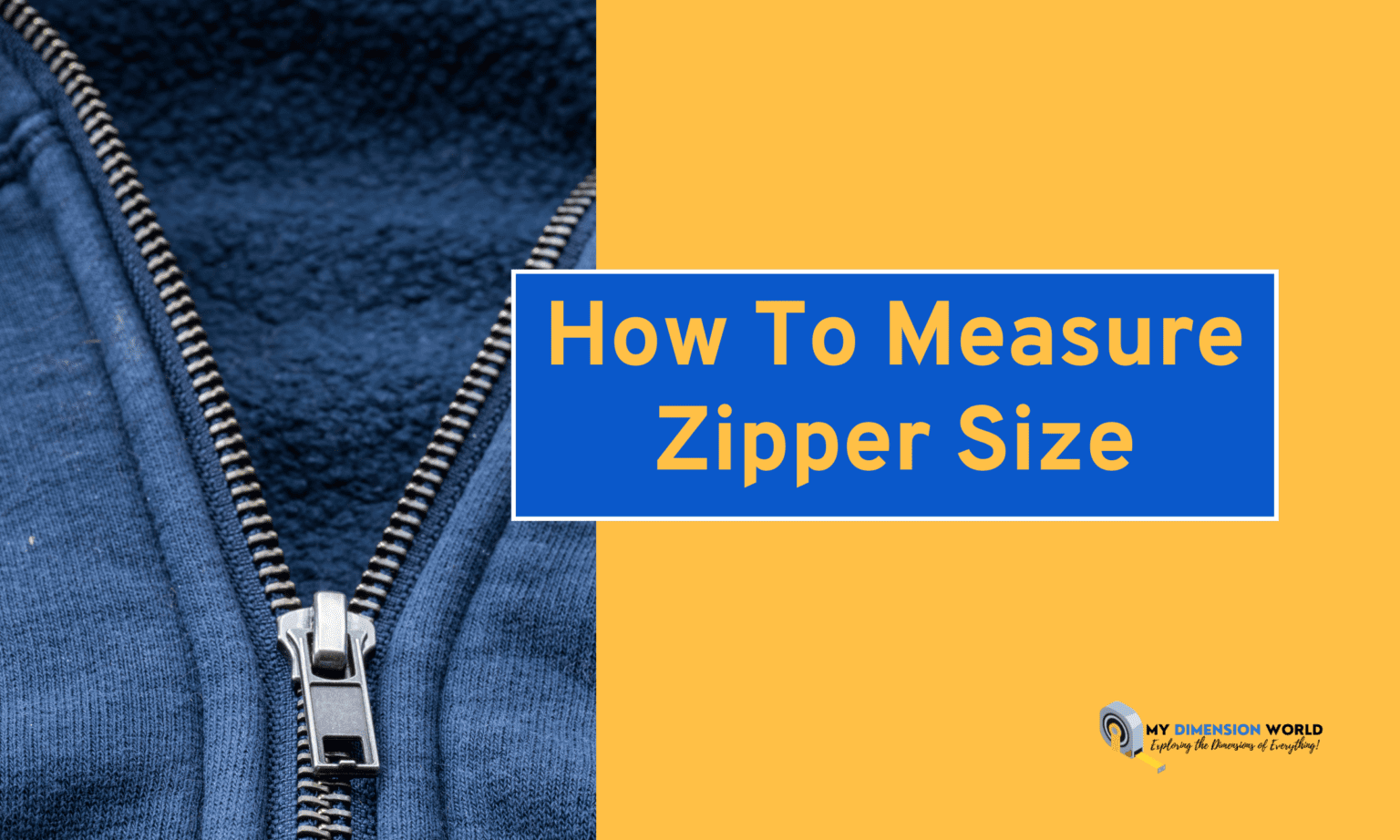 How To Measure Zipper Size (The Proper Way)