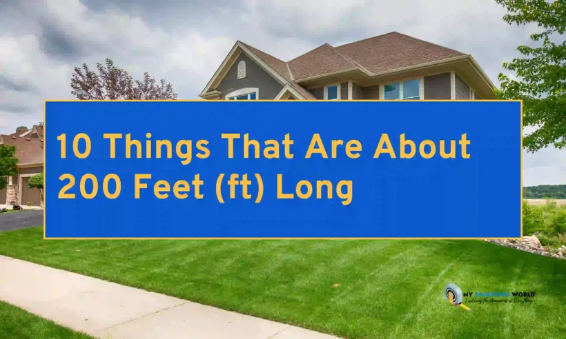 10 Things That Are About 200 Feet (ft) Long