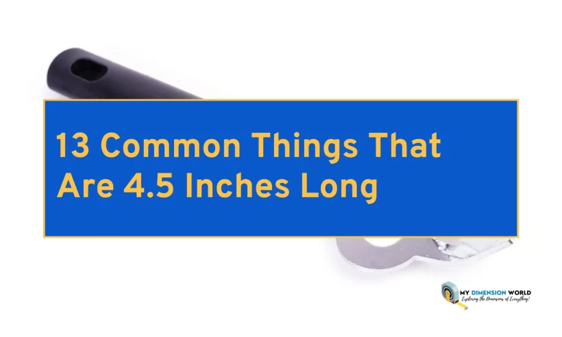 13 Common Things That Are 4.5 Inches Long