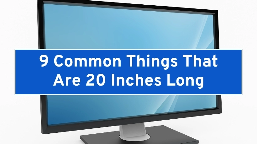 9 Common Things That Are 20 Inches Long