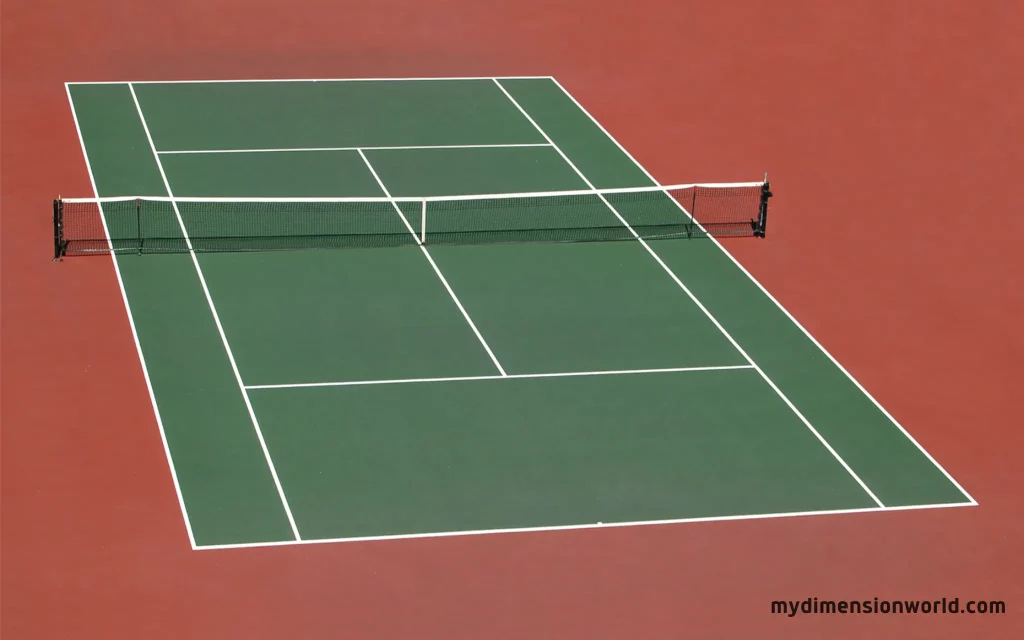 Standard tennis court