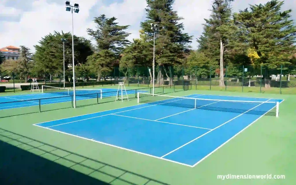 A Quarter of a Tennis Court