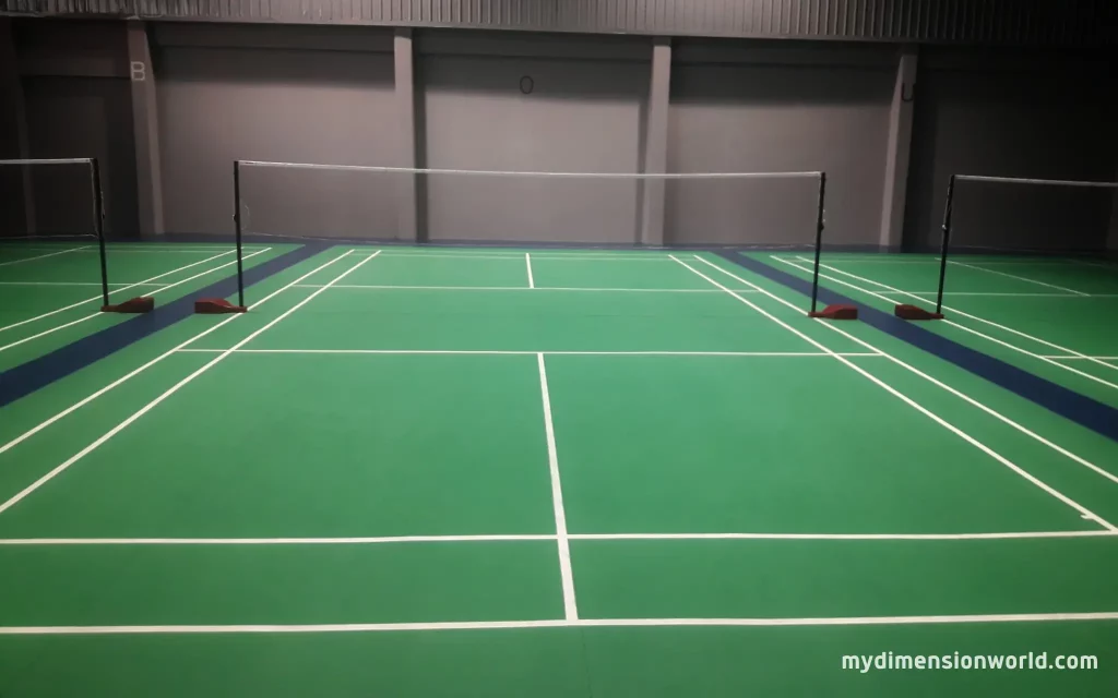 The Length and Width Dimensions of a Standard Badminton Court