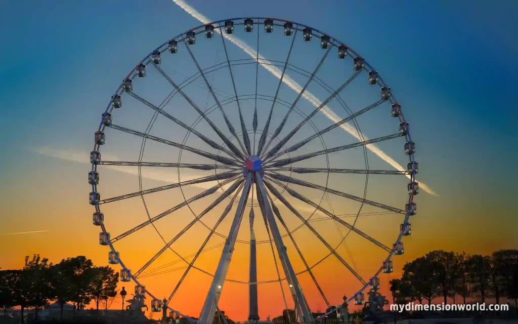 Ferris Wheel Enjoying Panoramic Views from Above-44 Feet