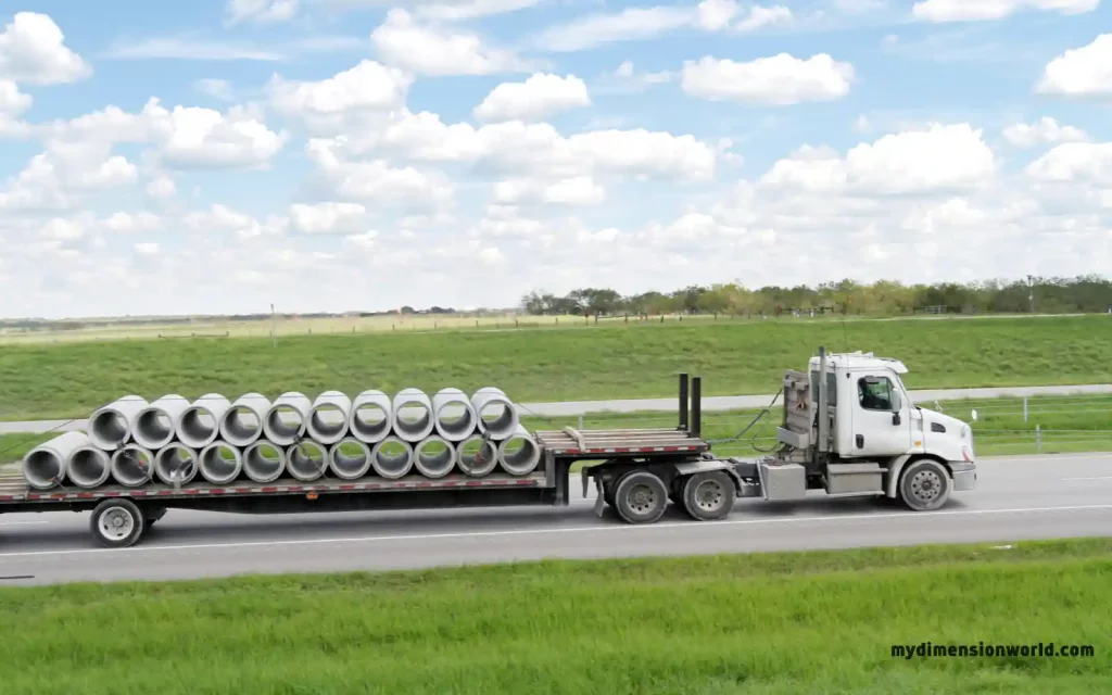 Semi-Trucks with Trailers: Hauling Heavy Loads-120 Feet 