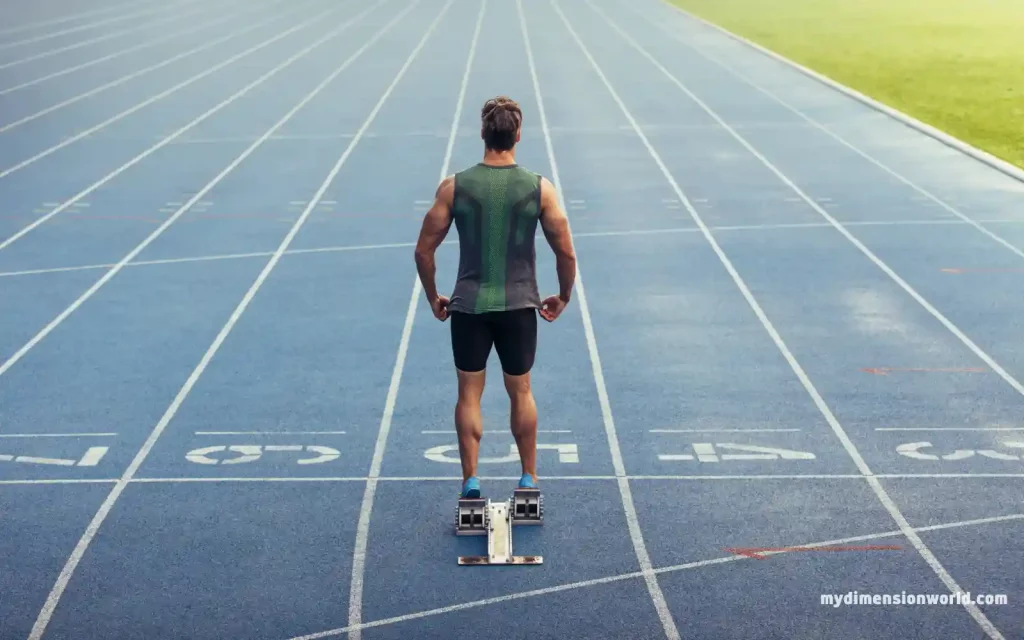 laps around an Olympic running track 