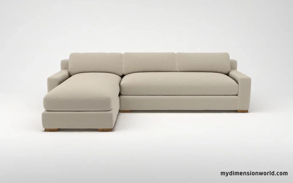 Sectional sofa-90 Inches