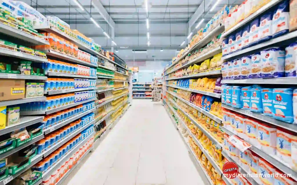 Supermarket Aisle-75 Feet