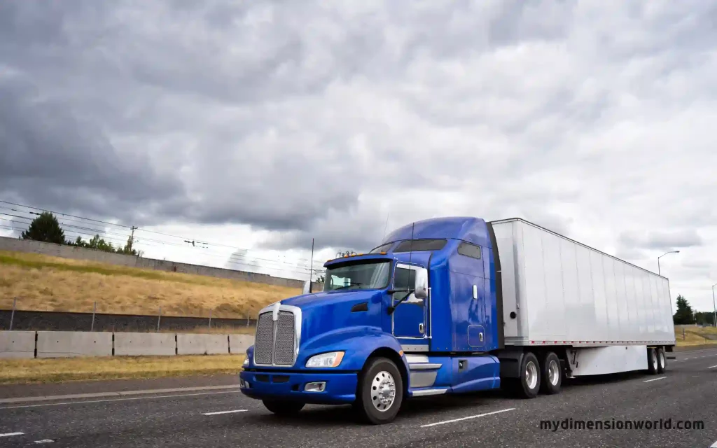 The Length of a Tractor Trailer Truck-80 Feet