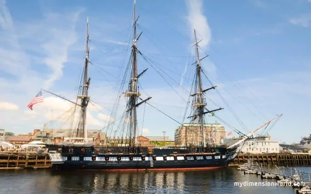 The USS Constitution A Symbolic Ship at 90 Meters-90 Meters