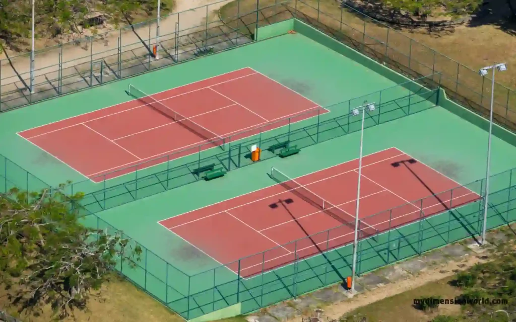 Two Tennis Courts-43 Meters