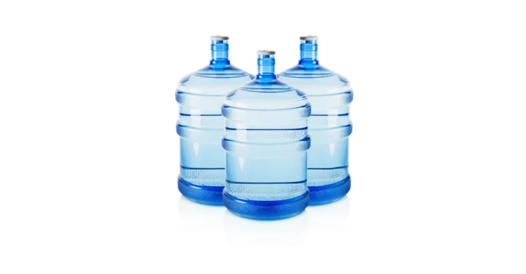 5 One-Gallon Plastic Bottles of Water-25 Kilograms