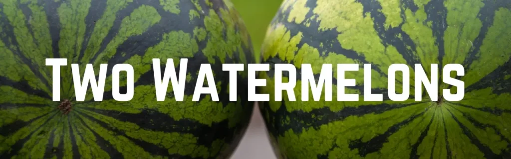 Two Watermelons