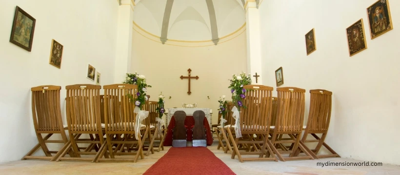 Interior of a Small Church or Chapel